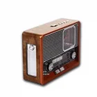 Nostaljik Saatli Fenerli Radyo Usb Sd Bluetooth