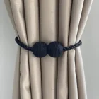 Örgülü Mıknatıslı Perde Mandalı Tokası Lacivert