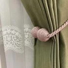 Örgülü Mıknatıslı Perde Mandalı Tokası Pembe