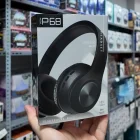 P68 Kafaüstü Bluetooth Kulaklık Kablosuz Stereo Kulaklık Siyah