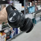 P68 Kafaüstü Bluetooth Kulaklık Kablosuz Stereo Kulaklık Siyah