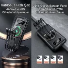 Polygold 10000 Mah Kablosuz Ve Kablolu Şarj Powerbank