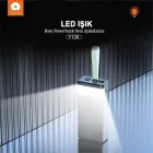 Polygold 30000 Mah Led Işıklı Kamp Powerbank