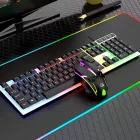 Polygold Işıklı Mekanik Oyuncu Klavye Mouse Seti