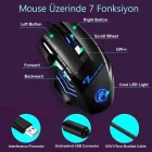 Polygold X7 Işıklı Oyuncu Mouse Ve Mousepad