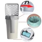 Poşet Hazneli Elekli Kedi Kumu Küreği