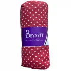 Ranforce Lastikli Çarşaf Kırmızı Çift Kişilik