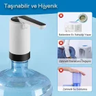 Şarjlı Kademeli Otomatik Damacana Su Pompası