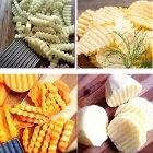 Şekilli Paslanmaz Çelik Pratik Cips Dilimleyici