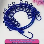 Seyahat Kamp Çamaşır İpi 12 Mandallı Askı Esnek Kurutmalık