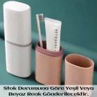 Seyahat Tipi Diş Macunu Ve Diş Fırçası Kabı