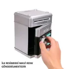 Şifreli Atm Kumbara Kasa Otomatik Mavi