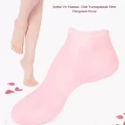 Silikon Ayak Bakım Çorabı Nemlendirici Çatlak Önleyici