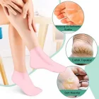 Silikon Ayak Bakım Çorabı Nemlendirici Çatlak Önleyici