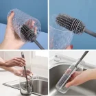 Silikon Bardak Şişe Kavanoz Yıkama Fırçası