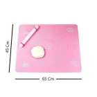 Silikon Hamur Açma Matı Büyük Boy 65 X 45