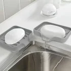 Silikon Su Giderli Mutfak Banyo Vantuzlu Esnek Sabunluk