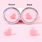 Simli Çift Taraflı Cep Aynası Makyaj Aynası