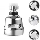 Tasarruflu 3 Fonksiyonlu Musluk Başlığı Gümüş