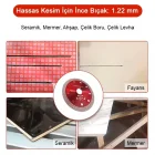 Turbo Elmas Testere Granit Mermer Seramik Kesme Diski 1.15 Mm