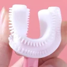 U Şekilli Pratik Çocuk Diş Fırçası 2-6 Yaş Pembe