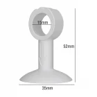 Vantuzlu Geçmeli Kapı Kolu Stoper 4 Lü