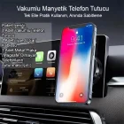 X10Q 360 Adsorpsiyon Vakumlu Manyetik Telefon Tutucu Telefon Standı Mükemmel Yapışma