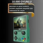 X6 Hd Ekran Oyun Konsolu Retro Atari 10000 Oyun