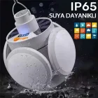 Yuvarlak Solar Led Güneş Enerjili Kamp Lambası