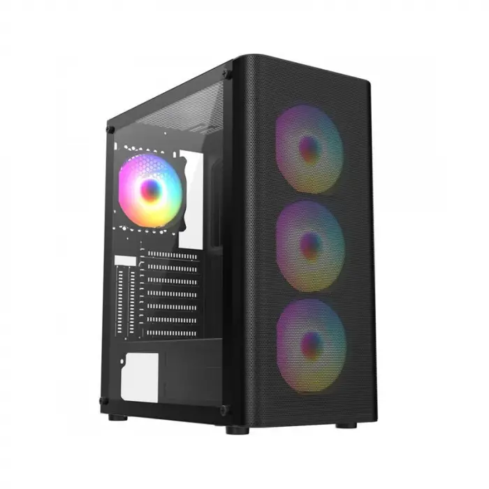 FRISBY FC-9385G 550W 4X8120MM FAN GAMİNG SİYAH KASA