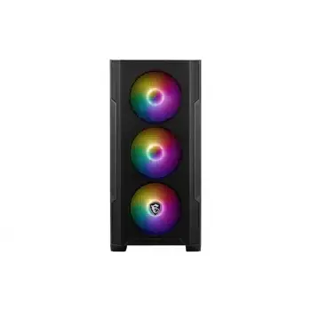 MSI MAG FORGE M100A AKRİLİK YAN PANEL 3X120MM 1X120MM ARGB FAN PSU YOK MATX GAMING KASA