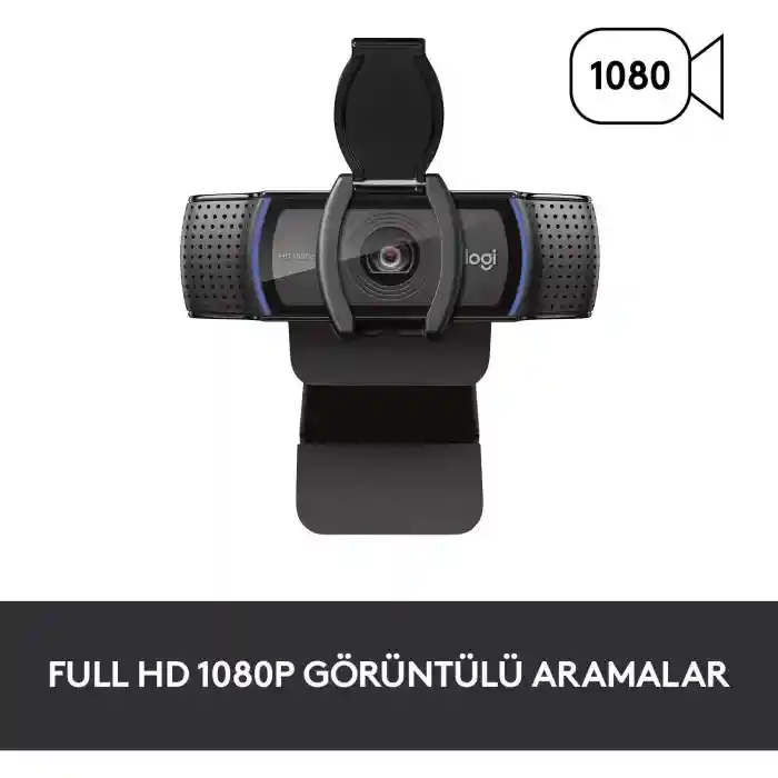LOGITECH C920S HD PRO WEBCAM SİYAH 960-001252