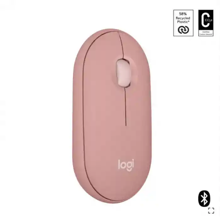 LOGITECH PEBBLE 2 M350S KABLOSUZ BLUETOOTH SESSİZ OPTİK MOUSE PEMBE 910-007014