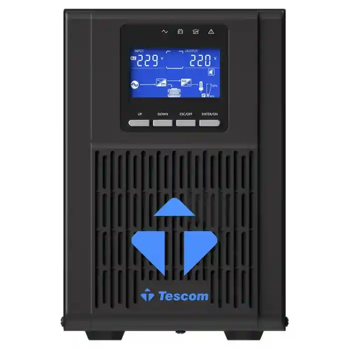 TESCOM NEOLINE 1KVA 1F/1F (2X9AH) 4/8DK LCD ONLINE UPS