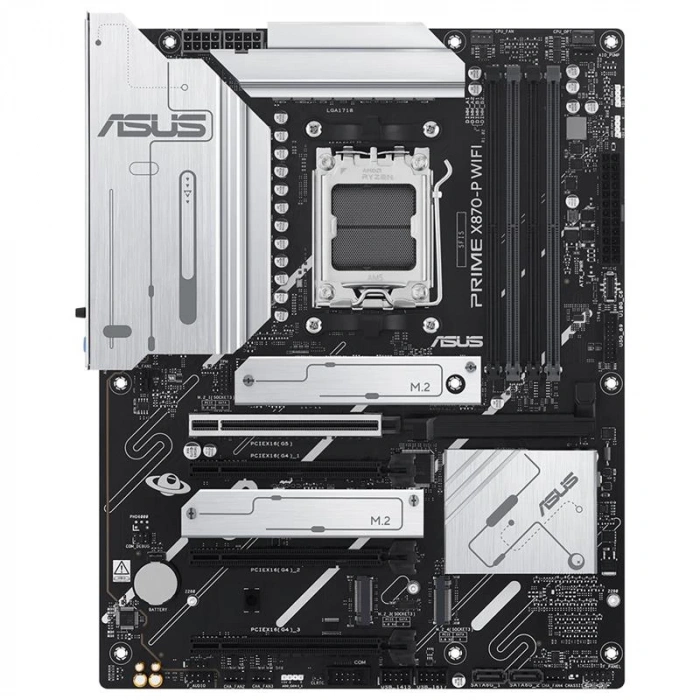 ASUS PRIME X870-P WIFI DDR5 8000MHZ 1XHDMI 2XUSB4 4XM.2 ATX AM5 (AMD AM5 9000/8000/7000 SERİLERİ İLE UYUMLU)
