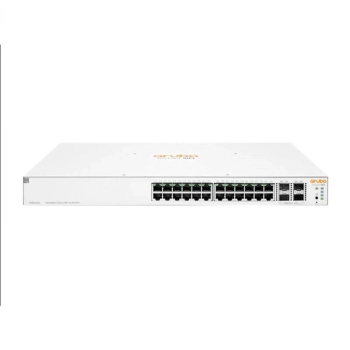 HPE ARUBA ION 1930 JL683B 24 PORT GIGABIT+4X10GB SFP+ UPLINK YÖNETİLEBİLİR 195W POE RACKMOUNT SWITCH
