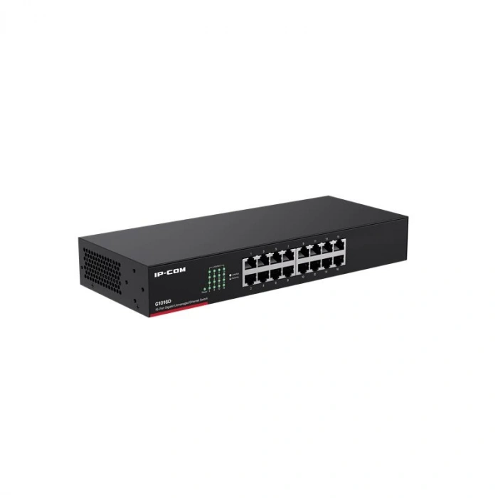 IP-COM G1016D 16 PORT GIGABIT METAL KASA RACKMOUNT SWITCH