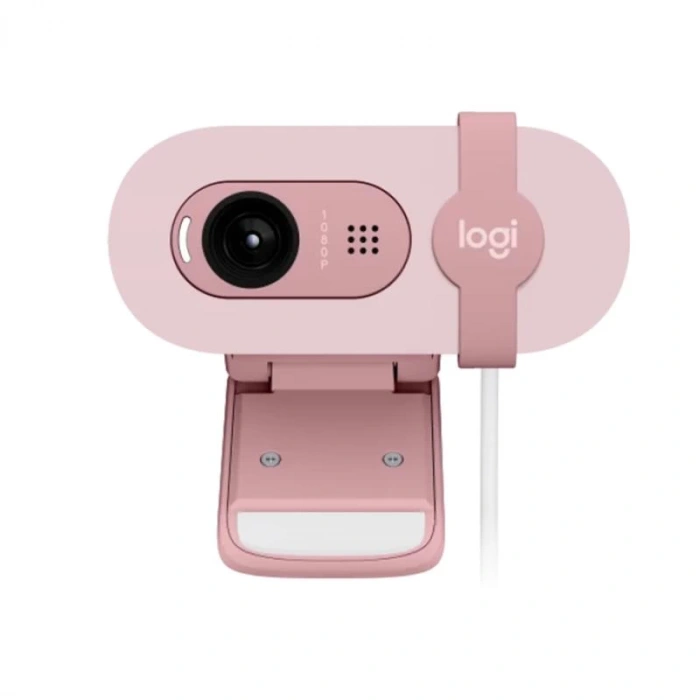 LOGITECH BRIO 100 FULL HD 1080P MİKROFONLU WEB KAMERA PEMBE 960-001623
