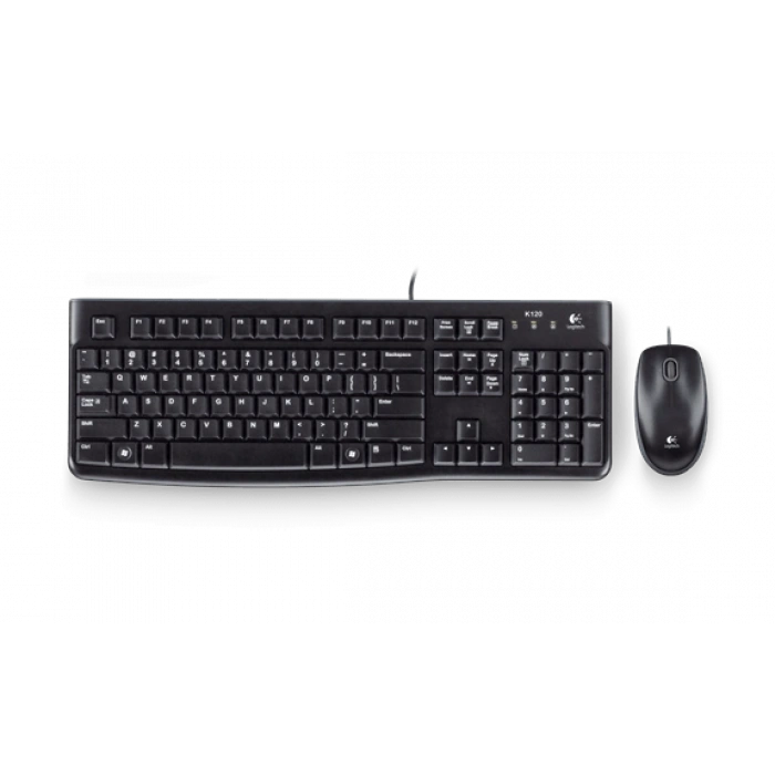 LOGITECH MK120 TR Q USB KABLOLU KLAVYE VE MOUSE SET SİYAH 920-002560