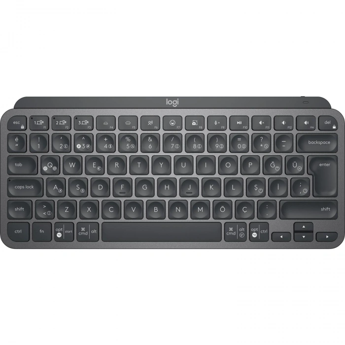 LOGITECH MX KEYS MINI MINIMALIST KABLOSUZ BLUETOOTH AYDINLATMALI Q TR KLAVYE SİYAH 920-010504