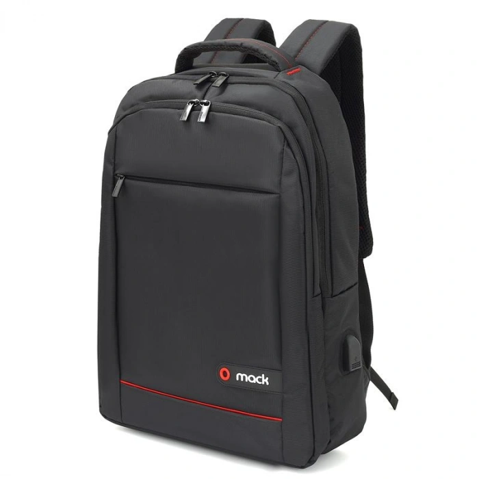 MACK MCC-006 15.6 OFFICE USB GİRİŞLİ NOTEBOOK SIRT ÇANTASI SİYAH
