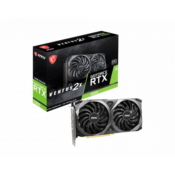 MSI GEFORCE RTX3060 VENTUS 2X 12G OC 12GB GDDR6 192BIT 1XHDMI 3XDP EKRAN KARTI