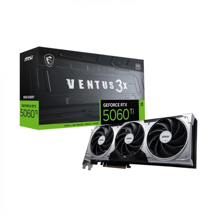 MSI GEFORCE RTX5060TI 8G VENTUS 3X OC 8GB DDR7 128BIT 3XDP 1XHDMI EKRAN KARTI