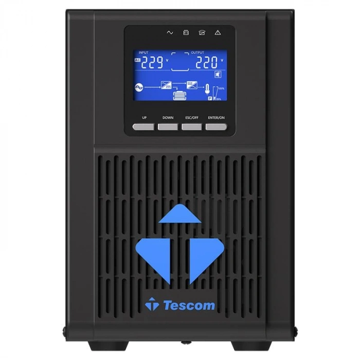 TESCOM NEOLINE 1KVA 1F/1F (2X9AH) 4/8DK LCD ONLINE UPS