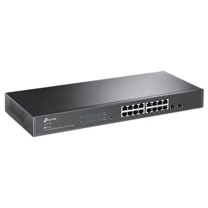 TP-LINK OMADA TL-SG2218 16 PORT GIGABIT+2XGIGABIT SFP UPLINK JETSTREAM YÖNETİLEBİLİR RACKMOUNT SWITCH