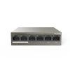 IP-COM F1106P-4-63W 4 PORT 10/100+2X10/100 UPLINK METAL KASA 58W POE SWITCH
