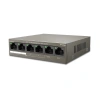 IP-COM F1106P-4-63W 4 PORT 10/100+2X10/100 UPLINK METAL KASA 58W POE SWITCH