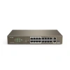 IP-COM F1118P-16-150W 16 PORT 10/100+2X1GB SFP/1XRJ45 COMBO 150W POE RACKMOUNT SWITCH