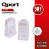 QPORT Q-J650 CAT6 50 LİK RJ-45 KONNEKTÖR