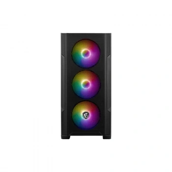 MSI MAG FORGE M100A AKRİLİK YAN PANEL 3X120MM 1X120MM ARGB FAN PSU YOK MATX GAMING KASA